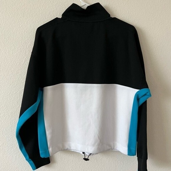 DKNY Sport Turtleneck Zip Collar Pullover Jacket SZ Small - Picture 3 of 12